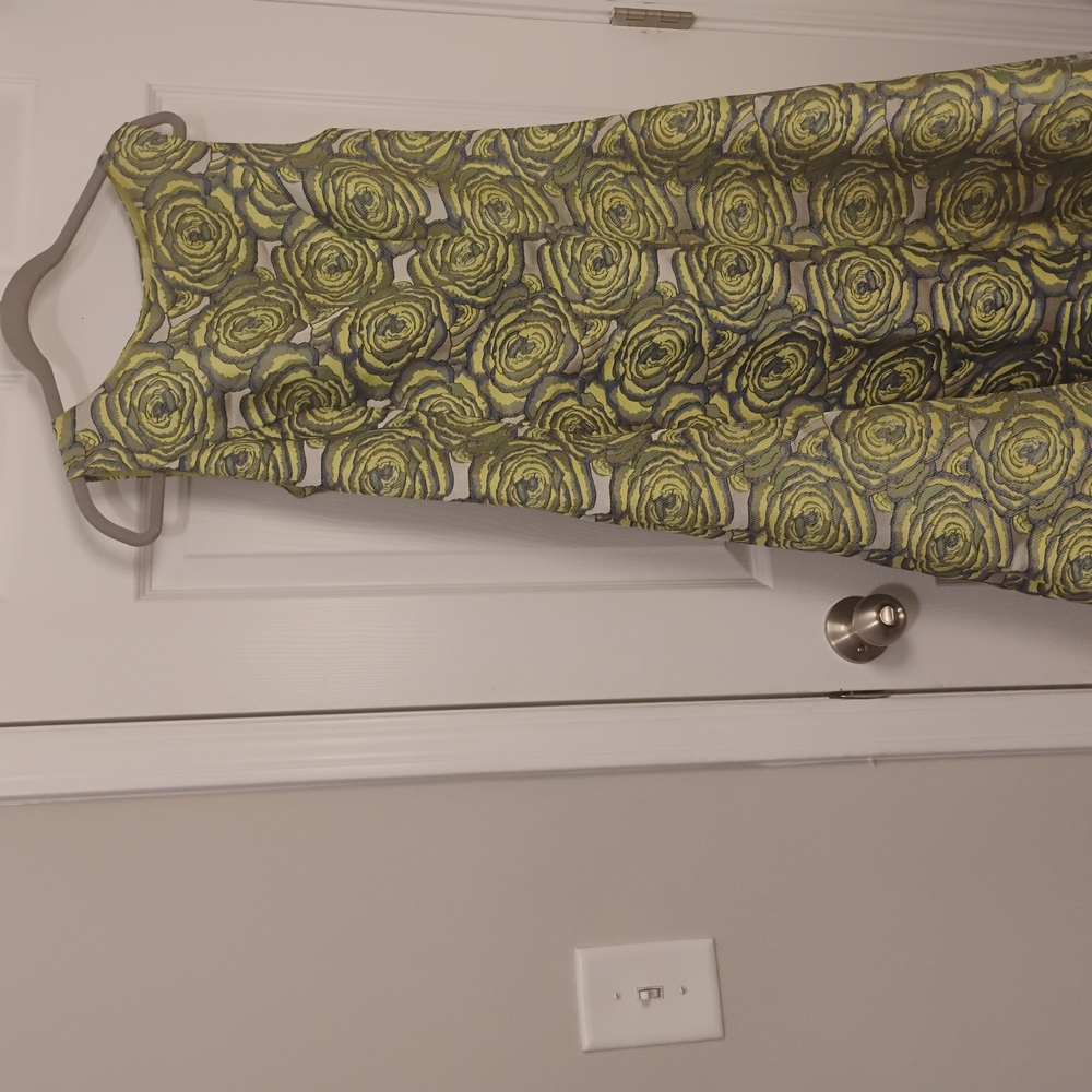 Floral Green Midi Dress